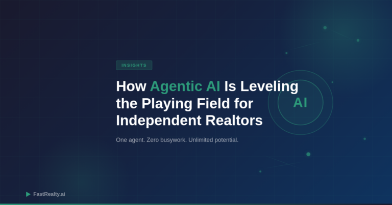 How Agentic AI helps independent realtors compete with larger brokerages